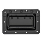 Medium Black Recessed Handle with Rivet Protection
